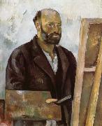 Paul Cezanne Self-Portrait with a Palette